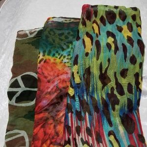3 Scarves